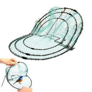 HEITIGN Piège à Oiseaux Pigeon, Grand Filet de Pièges à Oiseaux Vivants Domestiques sans cruauté pour Oiseaux Pigeons Moineau Caille Outils de Pièges à Cage de Chasse (C) 4pq68hybw-54 (Tenniy, neuf)