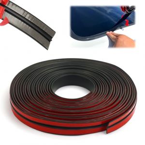 8m Joint Caoutchouc de Pare-Brise, 19mm Bande &Eacute;tanch&eacute;it&eacute; Pare-Brise, T Bande D'&Eacute;tanch&eacute;it&eacute; Joint Voiture, Joint de Porte, Bande Joint Voiture Universelpour Portes, Coffres, Capots de Voitures (AnHuiTieWo, neuf)