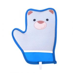 Grooming Gloves, Dog Grooming Tools, Gentle Scrubber Comfortable Fit Adjustable Strap Mesh Fabric Soft Bristles Easy Cleanup, Scrubber Cleaner for Pets, 8.66x11.02inches (yinhuo, neuf)