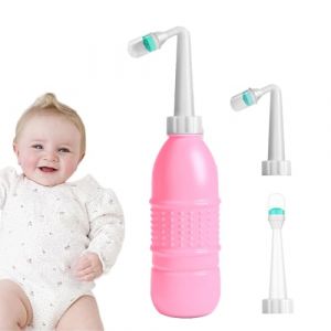 Bouteille P&eacute;rin&eacute;ale - Bidet Portable Post-partum, Douchette P&eacute;rin&eacute;e Accouchement, Bidet Portable Pour Toilette, Bouteille Compressible 400ml, Embout Coud&eacute; 60&deg;, Anti-reflux &bull; Bien-&ecirc;tre (anqingyingcheo, neuf)