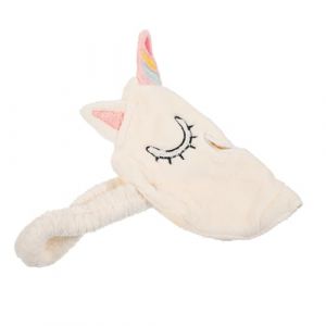 SHERCHPRY Serviette Visage Polaire &Eacute;paisse avec Unique pour Masque Facial Serviette Chaude Compressive et Vapeur pour Soins Hydratants Style Licorne Mignon pour Routine Beaut&eacute; (Dnna Huang, neuf)