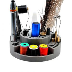 Ahuuen Porte-Outil De Montage De Mouches | Porte-accessoires de P&ecirc;che &agrave; la Mouche pour Bureau - Organisation Pour P&ecirc;cheur, Station Porte-Hame&ccedil;ons Et Fils En Haute Densit&eacute; Pour Adultes D&eacute;butants (auedty, neuf)
