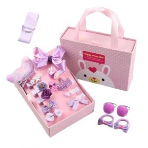 Pinces &agrave; cheveux pour filles, accessoires de cheveux pour petite fille | Barrettes &agrave; cheveux mignonnes en m&eacute;tal | Ensemble de 18 t&ecirc;tes d'&eacute;pingles &agrave; cheveux &eacute;l&eacute;gantes, coiffeuse princesse V (daksir, neuf)