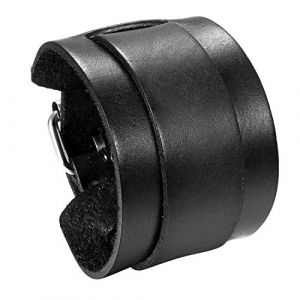 JewelryWe Bracelet Homme Cuir Manchette Viking Biker Enveloppez Adjustable,Bracelet de Force Moto Fantaisie Style Rock Punk Gothique,Cadeau pour Homme (JewelryWe Bijoux, neuf)