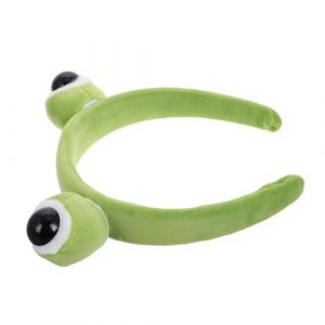 Beavorty Bandeau Grenouille De Dessin Animé -tête Oreilles De Lapin Grenouille Adulte Accessoires Grenouille Déguisement Tête De Grenouille Costume De Grenouille Green Plastique (T Innovation·HX, neuf)