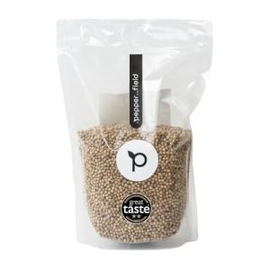 Pepper Field Poivre de Kampot blanc - Grains de poivre blanc - 100% Véritable Poivre Blanc de Kampot, Cambodge IGP - Poivre pour Moulin & Moulin à Poivre à moudre (1000g) (Cambodian, neuf)