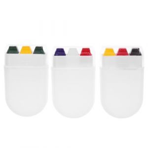 ARTSEWPLY Lot de 3 Maquillages Visage Patriotiques aux Couleurs des Drapeaux Allemand, Br&eacute;silien et Fran&ccedil;ais, Doux Peau, Longue Tenue et Anti-&eacute;blouissement, pour &Eacute;v&eacute;nements Sportifs (Xiiierw, neuf)