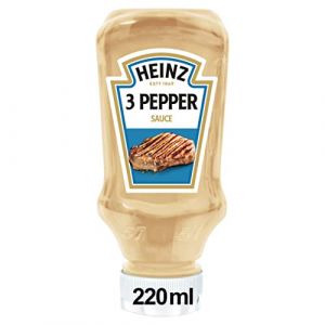 Heinz - Sauce aux trois poivres - Pimentez vos repas de manière simple - 220 ml (Don Dadda Unlimited, neuf)