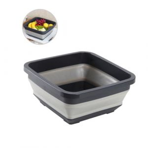 PENIKOKO Bassine Pliable Antidérapante pour Maison et Camping Bac à Linge Portable Rétractable Bac pour Lavage et Facile à Transporter et Nettoyer (xinshengzhan, neuf)