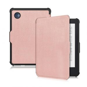Yiernuo Coque pour Tolino Shine Color/Shine 5(2024)/Shine 4(2022) & Kobo Clara Colour/Clara BW(2024)/Clara 2E(2022) eReader,Etui Housse de Folio avec Veille/R&eacute;veil Automatique,Or Rose (Yiernuo, neuf)