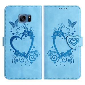 Mo-Beauty Coque Samsung Galaxy S7, Housse Samsung S7, Etui Samsung S7, Protection Etui Housse Premium en Cuir Pochette Clapet Portefeuille Rabat Porte Carte Magn&eacute;tique Flip &Eacute;tui pour Galaxy S7(Bleu) (DShine EU Store, neuf)