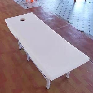 LXJDDLD Surmatelas pour Table De Massage 3/4,5/5/6,5cm,Rembourrage De Lit Spa avec Trou Respiration,Matelas en Mousse À Mémoire De Forme pour Lit De Salon Beauté,À Tête Carrée,White 5cm,60x180cm (JingJieZuBaiHuoJingXiaoBu, neuf)