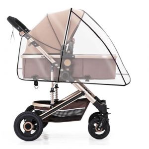 Habillage Pluie Universelle Pour Poussette, Habillage Pluie Confort ​Universel pour Tout Type de Poussettes Protection Contre Pluie &Eacute;tanche &agrave; la Poussi&egrave;re et Vent Bonne Circulation ​de l&rsquo;air (Before Long, neuf)