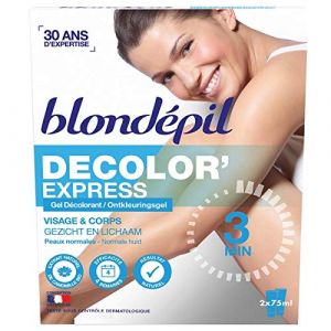 BLONDEPIL - Décolor' Express Gel Decolorant Visage & Corps 2X75Ml - Lot De 3 (Franc shopping, neuf)