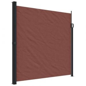 vidaXL Auvent Latéral Rétractable, Brise-Vue de Jardin, Écran de Protection, Écran de Balcon Terrasse Arrière-Cour Extérieur, Marron 200x300 cm (KOZAK VIVI XP Kft., neuf)