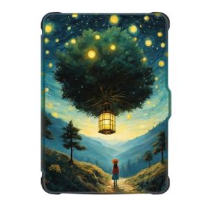 Coque Kobo Clara HD 2018 Etui Cuir Silicone Flip 360° Automatique Veille ou Réveil Magnétique Case Airbag Antichoc Design Unique Belle Etanche Housse pour Kobo Clara 2018 HD Écran 6" (7) (SGKITM, neuf)
