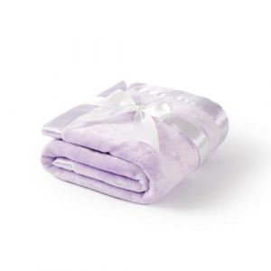 Caixiabeauty Couverture pour Bébé avec Bordure en Satin,Prénom et Anniversaire Brodé Personnalisé,Doudou Personnalisé,Cadeau de Naissance pour Fille/Garçon Nouveau-né 100x 100cm （La Couleur Violette） (AAXLhomeartstore, neuf)