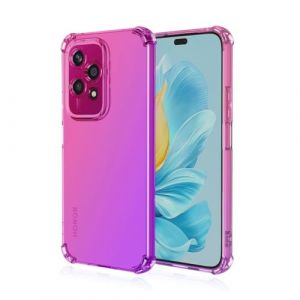 JIAFEI Coque pour Honor 200 Lite 5G &Eacute;tui Protecteur en Souple Silicone TPU Antichoc Housse de Protection en Couleur D&eacute;grad&eacute;e Compatible avec Honor 200 Lite 5G Rose/Violet (Jiafei, neuf)