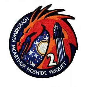 ABEMBLEM &Eacute;cusson Mission Alpha SpaceX Crew-2 Capsule Crew Dragon Thomas Pesquet Crew2 (CAPACHATCOM, neuf)