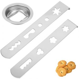 2 pi&egrave;ces Accessoire P&acirc;tisserie pour Hachoir, Accessoire &agrave; p&acirc;tisserie pour kitchenaid, 8 Formes Moule &agrave; P&acirc;tisseries, Embout en acier inoxydable pour hachoir &agrave; viande, pour machine &agrave; cuisine (hongjieshangwu, neuf)