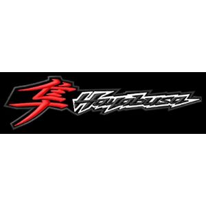 Masterpatch Suz Hayabusa Long S Patch destiné pour Suzuki Hayabusa Bikers GSX 1300R 1300 R Moto Aufnäher Parche Bordado Patch brodé écusson toppa rimata Taille unique (Masterpatch, neuf)