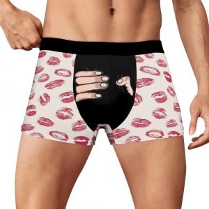 DeaAmyGline Boxer Homme Humour Saint Valentin,Boxer Saint Valentin,Calecon Personnalisé Homme Humour Boxer Personnalisable Cadeau Saint Valentin,Boxer Homme Sexy,Lingerie Sexy Homme (DeaAmyGline【5-12jours de livraison】⭐⭐⭐⭐⭐, neuf)