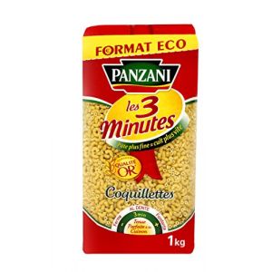 Panzani Pâtes Les 3 Minutes Coquillettes 1 kg (LE GRAND MARCHE DE FRANCE, neuf)