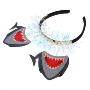 DEARMAMY Bandeau De Requin Bandeau De Costume De Requin x De Poisson D&eacute;guisements D'halloween D'halloween x D'halloween Pour Femmes Joli L'animal De Compagnie (Liiane, neuf)