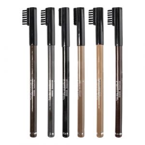 xowwyue Crayon &agrave; sourcils, anti-transpiration, 6 couleurs de crayons &agrave; sourcils avec pinceau int&eacute;gr&eacute; pour femmes et filles, outil de fa&ccedil;onnage et de cartographie r&eacute;sistant &agrave; la transpiration (yueyhc, neuf)