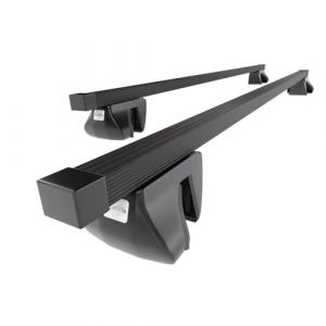 Mossa Barres de Toit en Acier adapt&eacute; pour Citroen Berlingo III Van (2019- ) - Porte-Bagages de Voiture Noir - Rails (eMOSSA, neuf)