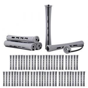 Bigoudis Pour Cheveux Courts,60 Pi&egrave;ces Petits Rouleaux De Boucle De Cheveux Pour Permien - Fournitures De Coiffure Fins &Agrave; Boucler Pour La Maison Salon De Coiffure Salon De Coiffure &Eacute;cole De Coiffure (dohdale, neuf)