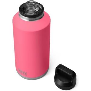 YETI Rambler Bottle Chug, Vacuum Insulated Stainless Steel Bottle with Chug Cap, Tropical Pink, 64 oz (1.9 L) (YETI Europe, neuf)