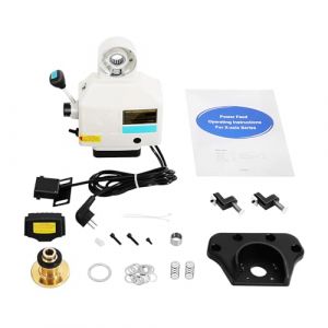 Fraiseuse 220 V X Avance de table Moteur d'alimentation de table Couple max. 450lb pour fraiseuse 20.32 * 11.43 * 28cm Norme européenne (RAGKTHH, neuf)