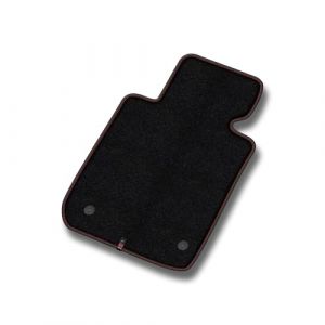 MOTOS Velours Premium Tapis conducteur 1 pi&egrave;ce destin&eacute; &agrave; Ford Focus IV depuis 2018 - Premium, Matt, Rouge C&ocirc;t&eacute; conducteur - D&eacute;couvrez un nouveau confort de conduite avec un tapis de conducteur en velo (MOTOS EU, neuf)