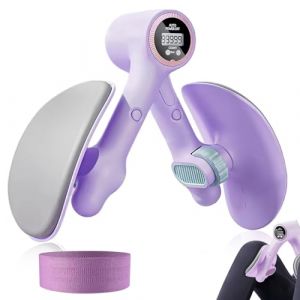 Hip Trainer Exerciseur 120LB, Appareil d'entra&icirc;nement, Appareil de Musculation avec &Eacute;lastique de Yoga de Force, Entra&icirc;neur de Muscle Pelvien pour Serrage Entra&icirc;nement Post-Partum la Maison Gym Yoga (IKSETERATA, neuf)