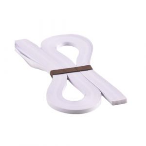 ODETOJOY Papier Quilling 10mm blanc Bandes de Papier, 120 Bandes 54cm Bande Quilling Papier 10mm Blanc (Fourniture d'artisanat Co.,Ltd Europe, neuf)