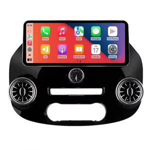 Android 14 Autoradio Écran Tactile Autoradio 12.3 Pouces 2 Din pour Mercedes Benz Vito W447 116 2014-2022 avec CarPlay FM Bluetooth Appel Mains Libres Caméra de Recul Télécommande de Volant(S-5(6G+128 (naichengshangmao123, neuf)
