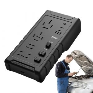 Testeur de relais de voiture, testeur de relais 12/24 Volt - Analyseur de batterie sans fil Testeur de relais 12V / 24V - Accessoires automobiles compacts Type-C outil de diagnostic automatique pour l (haashu, neuf)