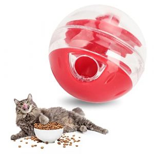 Boule d'alimentation jouet distributeur croquette chat Boule de Distribution de Friandises pour Chat R&eacute;sistante aux Morsures Interactive pour Animaux Bollar (Fanaod-EU, neuf)