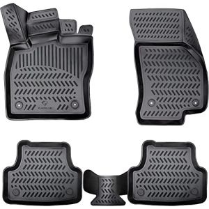 ELMASLINE Tapis en caoutchouc 3D pour Renault AUSTRAL 2022-2024 | Convient uniquement pour 1.2 Mildhybrid & E-Tech Full Hybrid | Attention : ne convient pas aux modèles 1.3 Mildhybrid | Accessoires (herneland, neuf)