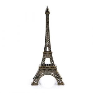 Tour Eiffel, métal Tour Eiffel statue décoration métal Paris alliage de zinc Tour Eiffel Paris France Tour Eiffel modèle statue réplique stand Collectable statue réplique France Tour Eiffel(25CM) (Julianne-EU, neuf)