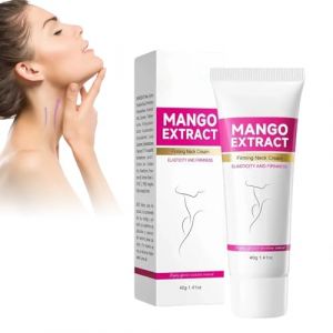 HOUSN Cr&egrave;me Pour Cou Cr&egrave;me Raffermissante Cou Hydratante Intensive Nourrissante Anti-Dess&egrave;chement &agrave; la Mangue pour Peau du Lisse et Ferme, Anti-Rides, Anti-&Acirc;ge (Qiaokougxt, neuf)