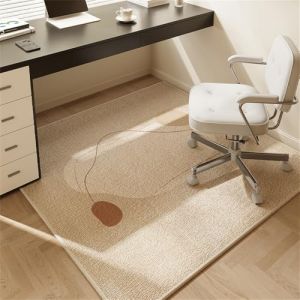Odot Tapis Chaise de Bureau Carré, Antidérapant et Insonorisé, Moderne Tapis Protection Sol Chaise Bureau Gaming pour Plancher de Bois, Carrelage, Parquet (Abstrait,120x120cm) (Odot, neuf)