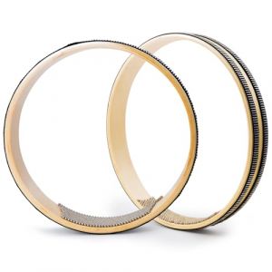 VixxNoxx Tambour d'oc&eacute;an 2 Pi&egrave;ces, Tambours de Perles de Vague Tambour Sonore de Mer Tambour Oc&eacute;anique avec Coque en Bois Dur Instrument de Musique Percussion 10 Pouces (VIKI LYNN Direct, neuf)