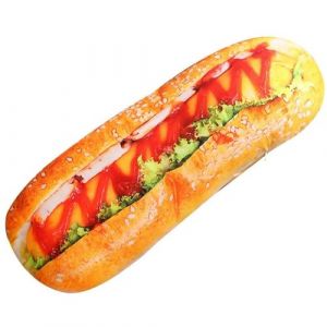 KUKUShining Peluche Hot Dog, Toast Câlin Oreiller Doux Et Câlin Pain en Peluche Jouet Amusant Poupées Alimentaires pour Cadeau d'halloween(Hotdog,80cm/31.5in) (KAKUKAKA, neuf)