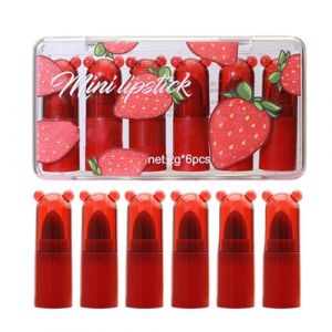 Kit De Rouge À Lèvres, Texture Lisse Et Crémeuse, 2gx6 Pièces, Brillant À Lèvre Pour Fille, Ensemble De Rouge À Lèvres De Beauté, Formule Hydratante, Pour Les Débutants, Les Passionnés De La Famille, (xiades, neuf)