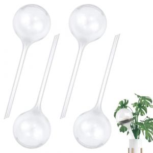 Udbrud 4 Pi&egrave;ces Boules dArrosage pour Plantes, Plante Arrosage Goutte &agrave; Goutte Automatique, Transparent Distributeur Eau Plante, Dispositif d'Arrosage Automatique pour D'int&eacute;rieur et D'ext&eacute;rieur (Udbrud-Direct, neuf)