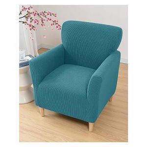 Housse de Fauteuil Cabriolet 1 Place Housse de Fauteuil Extensible Club Universel Amovible Lavable Couverture de Fauteuil Chesterfield Protecteur de Fauteuil pour Salon Tub Chair ( Color : #15 , Size (MIUGOODEL, neuf)