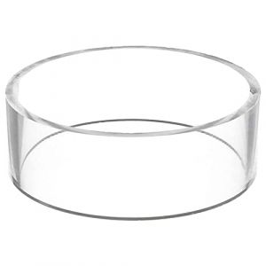 LUOFANG Base de Support de Support d'affichage de Support de Boule Acrylique Transparente pour Le Ballon de Rugby de Football de Basket-Ball de Volley-Ball de Football (yuefangde, neuf)