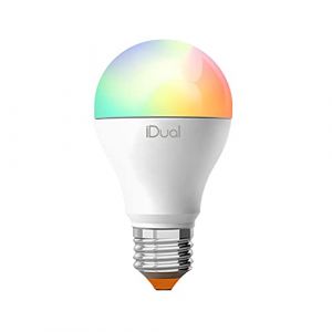 LUTEC Ampoule LED E27, télécommande couleur pour éclairage de la maison, économie d'énergie, intensité variable, ampoule Idual pour famille, fête (lot de 1 sans télécommande) (Stock-family, neuf)